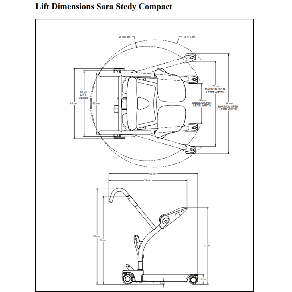 Sara Stedy - Sit to Stand - Seated Support Aid Today in