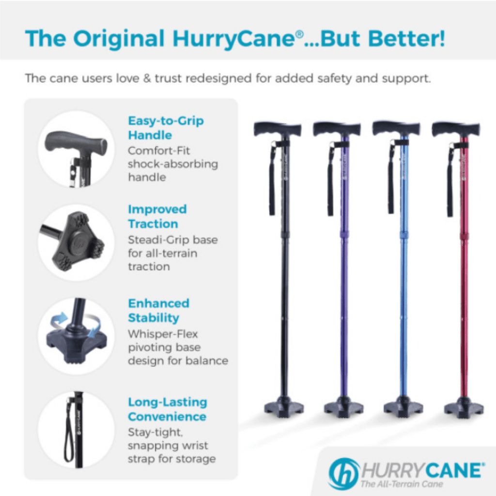 Walking Cane HurryCane Freedom Edition Aluminum Yorkton – Walking Stick ...